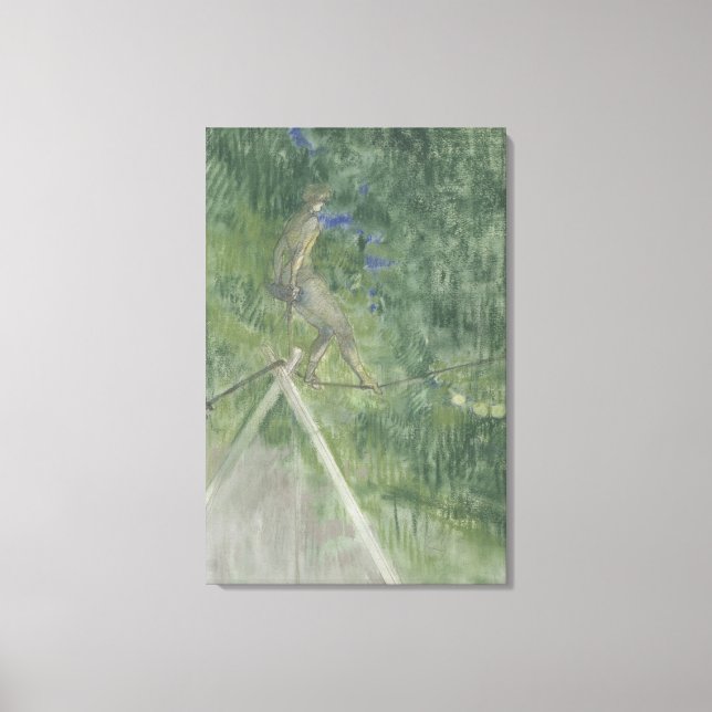 Toile La danseuse de corde (pastel) (Recto)