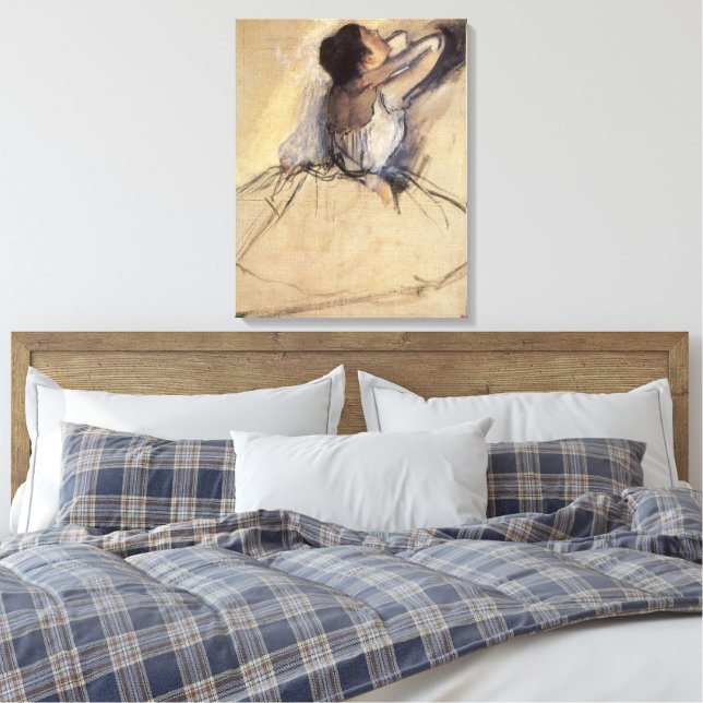 Toile La danseuse d'Edgar Degas, Ballerina Art Vintage (Insitu(Chambre))