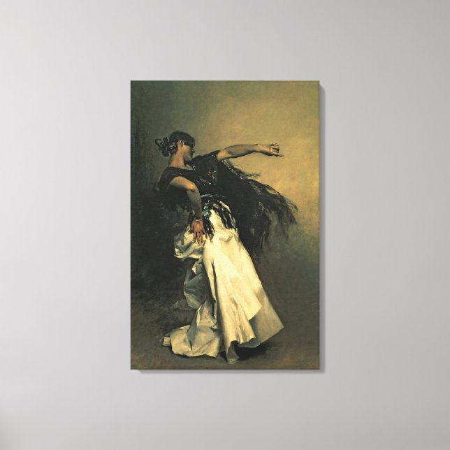 Toile La danseuse espagnole, étude pour 'El Jaleo', 1882 (Recto)