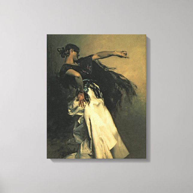 Toile La danseuse espagnole, étude pour 'El Jaleo', 1882 (Recto)