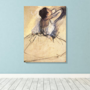 Toile La danseuse par Edgar Degas, Art de ballerine vint