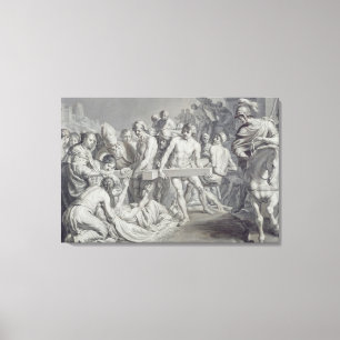 Toile La découverte de la croix vraie