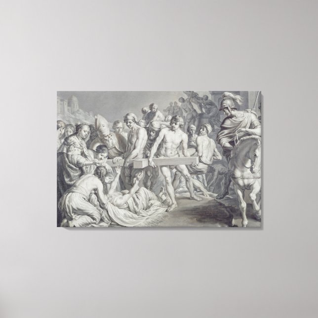 Toile La découverte de la vraie croix (Recto)