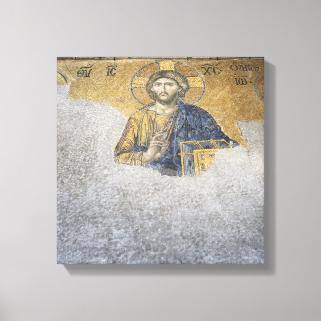 Toile La Deesis Mosiac Upper Gallery Sainte-Sophie (Recto)