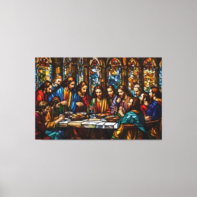 Toile La Dernière Cène : Un chef-d'oeuvre de la foi (Recto)