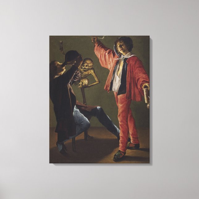 Toile La Dernière goutte de bière avant la fin de la fêt (Recto)