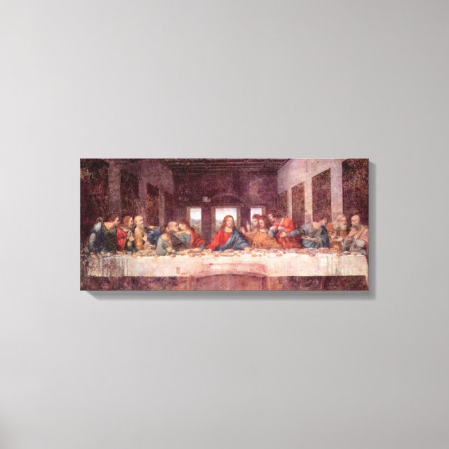 Toile La Dernière soupe de Léonard de Vinci (Recto)