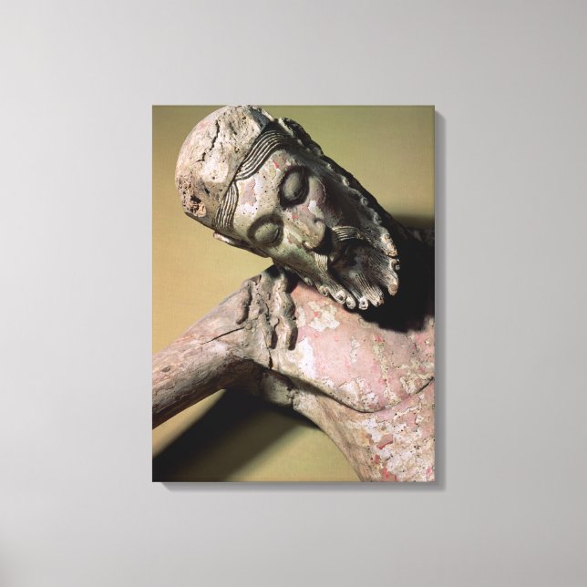 Toile La descente de la Croix, 12ème siècle (polychro (Recto)