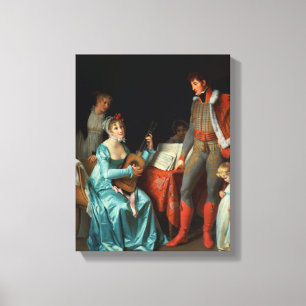 Toile La Duchesse Abrantes et le le Général Junot