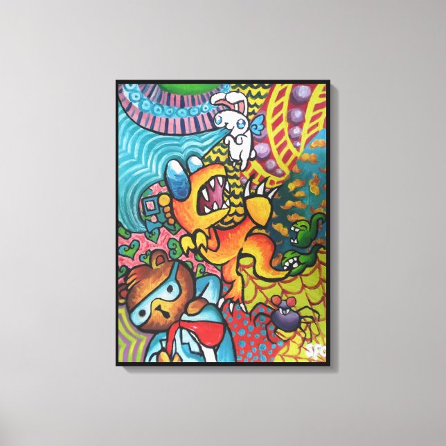 Toile La façon dont vous voyez le monde par Squid Fear C (Recto)
