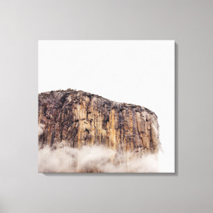 Toile La falaise de Sheer se lève au-dessus des nuages