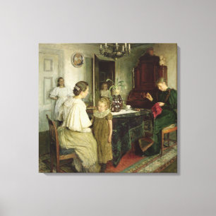 Toile La famille de l'artiste, 1895