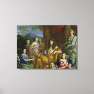 Toile La famille de Louis XIV 1670