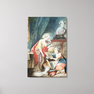 Toile La famille de Necker en 1780