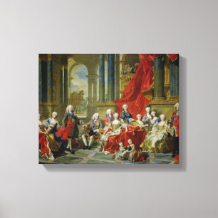 Toile La famille de Philip V, 1743 (huile sur la toile)