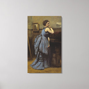 Toile La femme dans le bleu, 1874