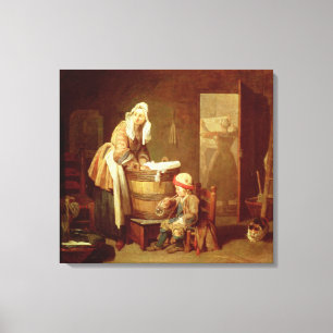 Toile La femme de blanchisserie