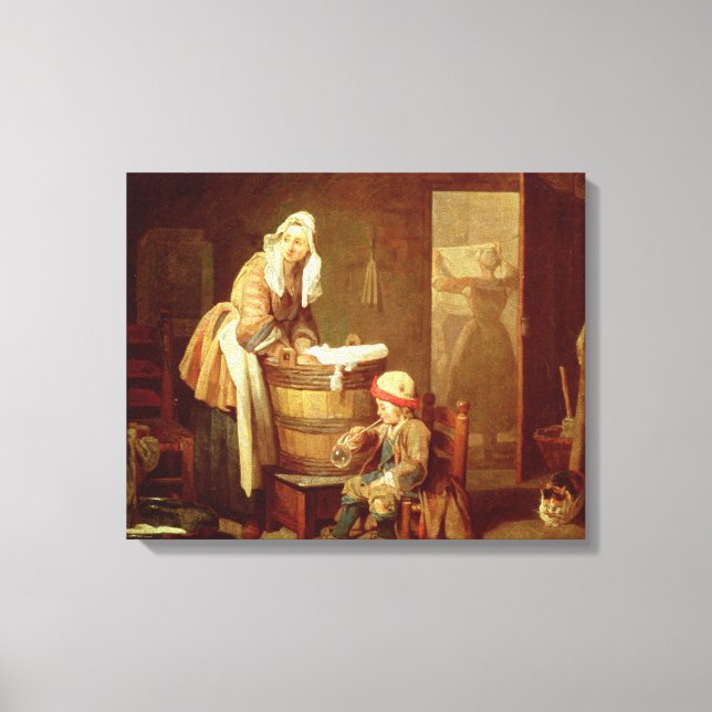 Toile La femme de la blanchisserie (Recto)