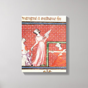 Toile La Femme forte des Écritures qui tourne