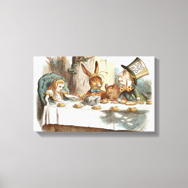Toile La Fête de thé d'Alice (Recto)