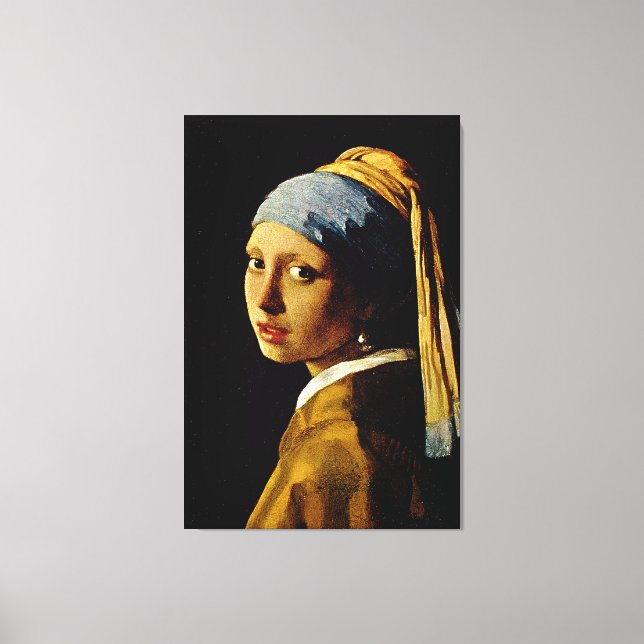 Toile La fille avec un Turban / la fille avec l'oreille  (Recto)