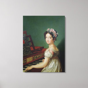Toile La fille de l'artiste au clavicorde