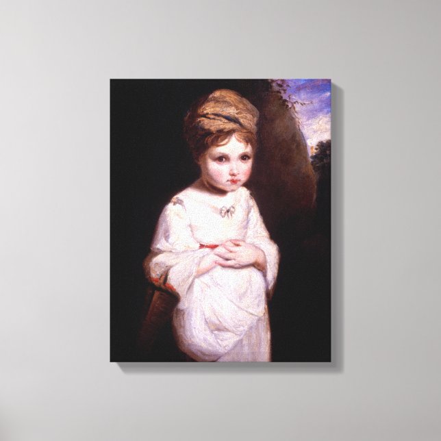 Toile La Fille des fraises (Recto)