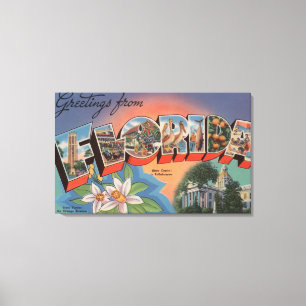 Toile La Floride (scène de capitale de l'État)