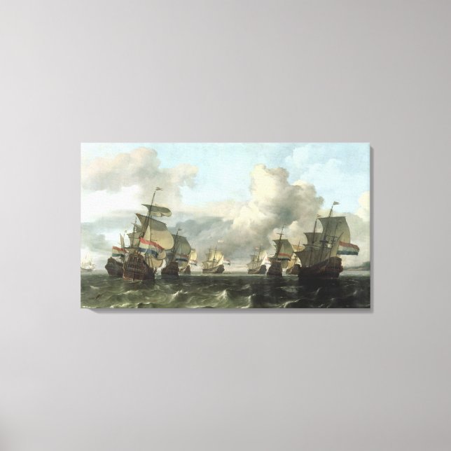 Toile La flotte hollandaise de la Compagnie des Indes, 1 (Recto)