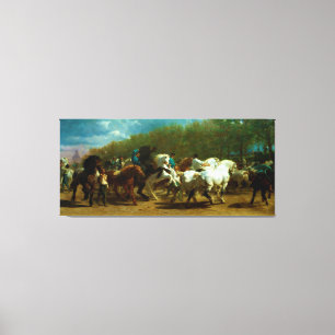 Toile La Foire du Cheval de Rosa Bonheur (1852-1855)