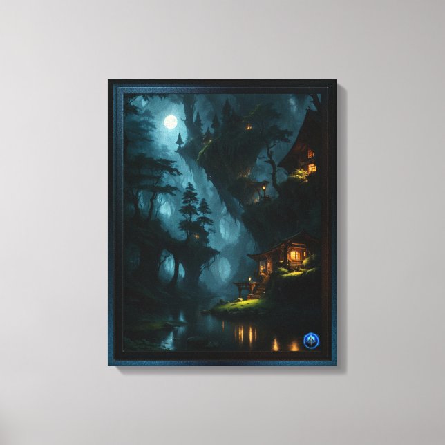 Toile La forêt enchantée de Coi par Xzendor7 (Recto)