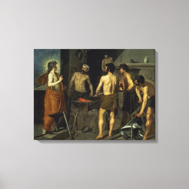 Toile La Forge du Vulcan, 1630 (Recto)