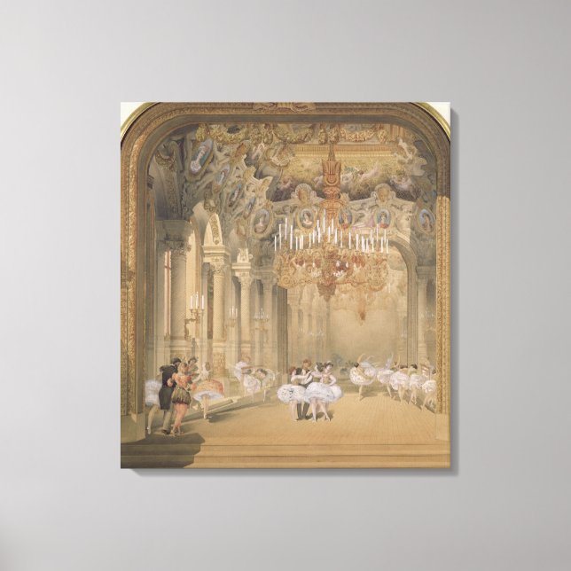 Toile La Foyer de l'Opéra pendant l'Intervalle (Recto)