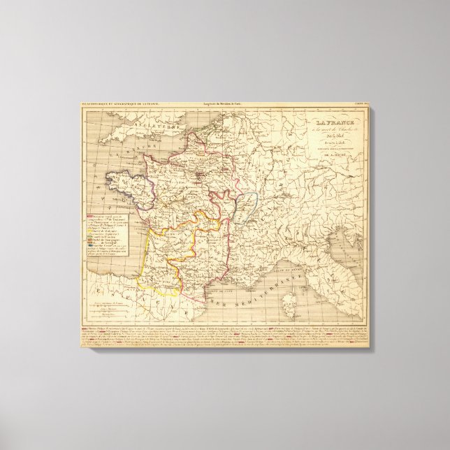 Toile La France 1270 a 1328 (Recto)