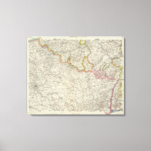 Toile La France du nord-est