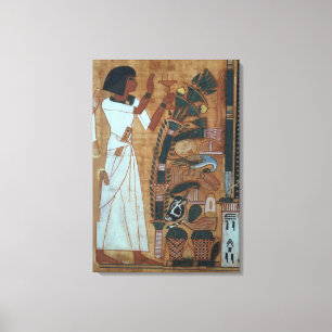 Toile La fumigation d'Osiris, page du livre du Th