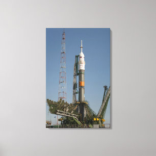 Toile La fusée de Soyuz peu de temps après l'arrivée