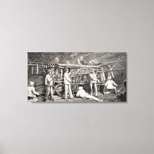 Toile La galerie avancée du côté français du lun