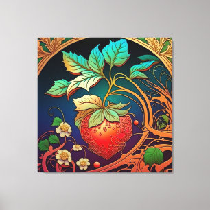 Toile La Grâce De La Fraise