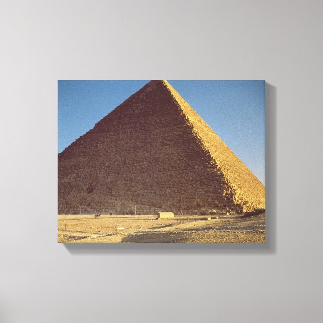 Toile La Grande Pyramide du Vieux Royaume du Khufu (Recto)