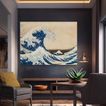 Toile La Grande Vague au large de Kanagawa par Hokusai<br><div class="desc">Ce design présente "La Grande Vague au large de Kanagawa" de l'artiste japonais Hokusai.</div>
