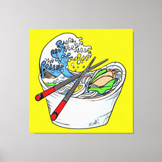 Toile La Grande Vague De Ramen