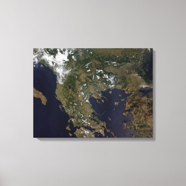 Toile La Grèce et ses pays voisins (Recto)
