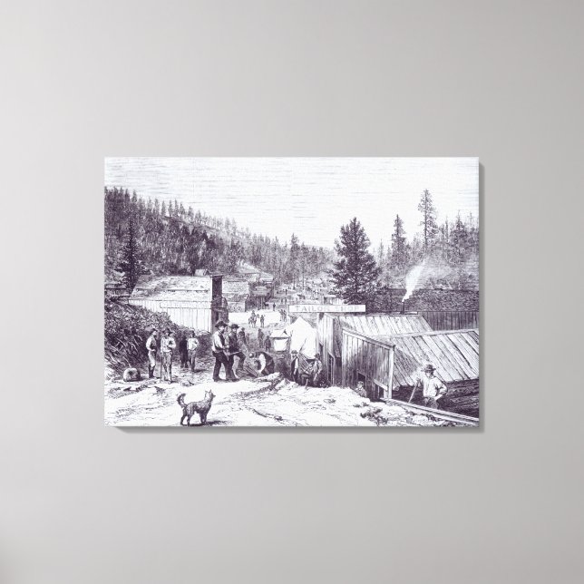 Toile La guerre indienne, Deadwood City (Recto)