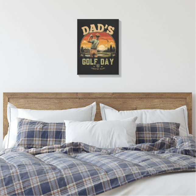 Toile La journée de golf de papa (Insitu(Chambre))