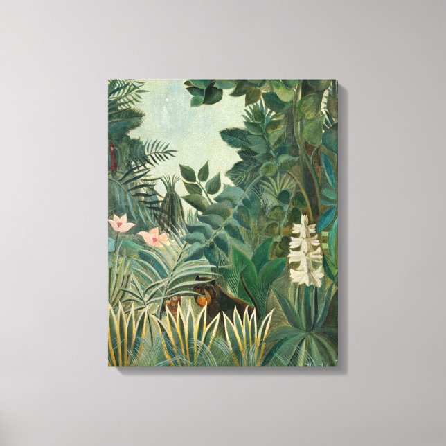Toile La jungle équatoriale, 1909 (huile sur toile) (Recto)