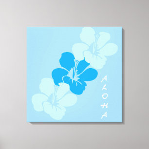 Toile La ketmie hawaïenne fleurit Aloha