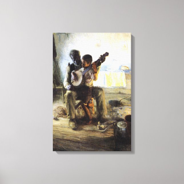 Toile La leçon de Banjo (Recto)