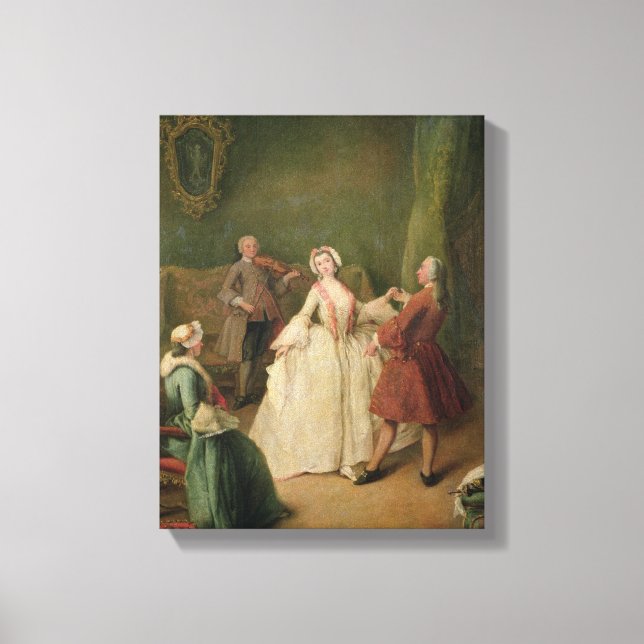 Toile La leçon de danse (Recto)