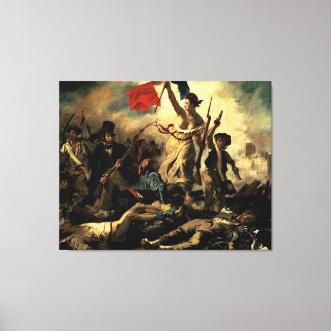 Toile La liberté à la tête du peuple (Recto)